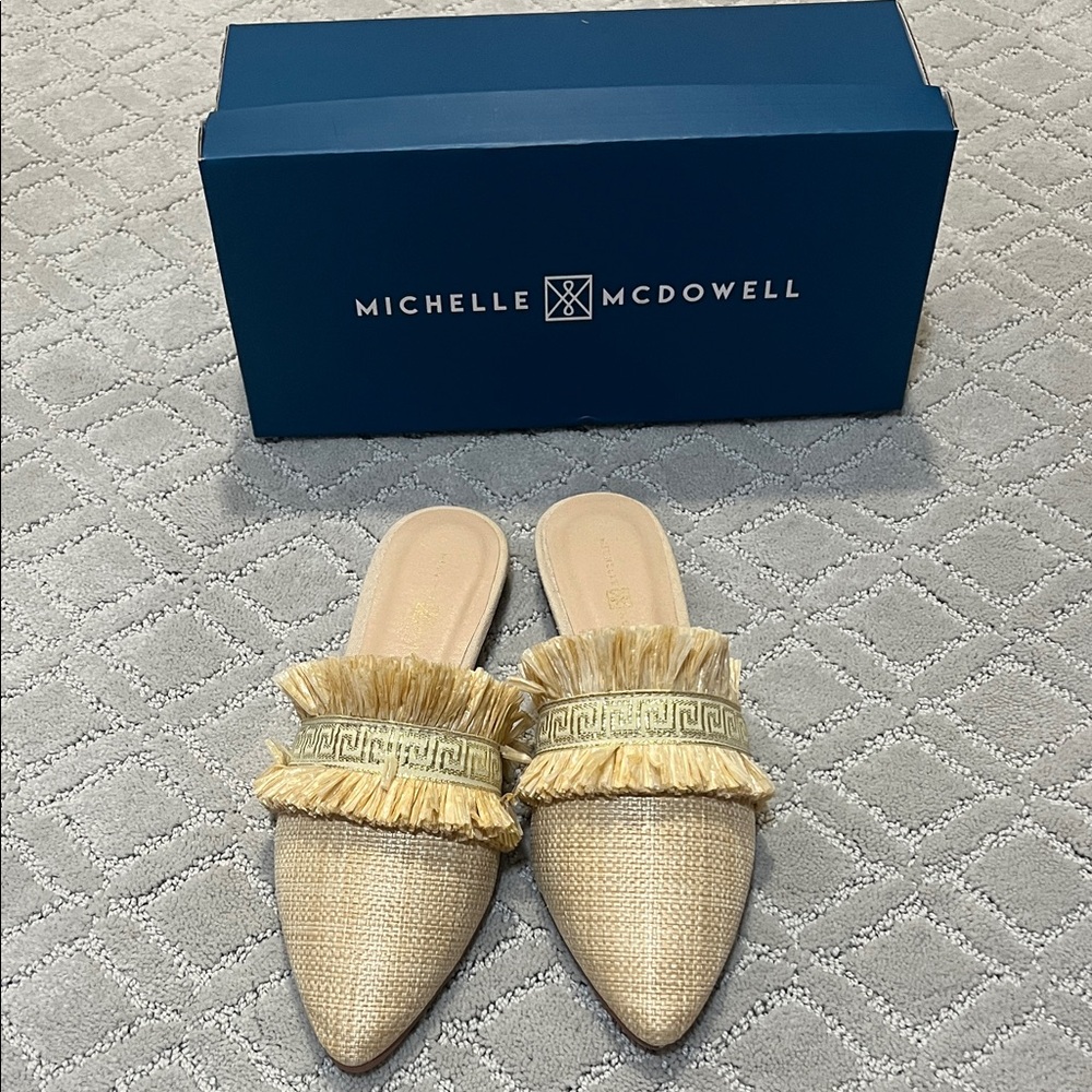 Michelle McDowell Carmen Mules - color Natural